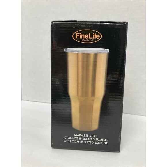 Mammoth LG Tumbler 17 oz Insulated Stainless Steel Copper Exterior Double Wall - Picture 5 of 6